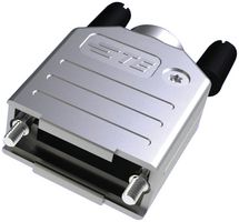 AMP - TE CONNECTIVITY 2-2198617-5 D Sub Backshell, ADK Series, DB, 180°, ABS (Acrylonitrile Butadiene Styrene) Body