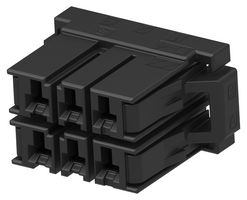 TE CONNECTIVITY 1-1903329-3 连接器外壳, Dynamic D-4000, 插座, 6 路, 6.35 mm, AMP Dynamic D-4000系列触点