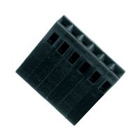AMP - TE CONNECTIVITY 1-87499-2 Connector Housing, AMPMODU MOD IV/V Series Contacts, Receptacle, 6 Ways, 2.54 mm