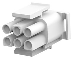 TE CONNECTIVITY 1586846-1 Connector Housing, Universal MATE-N-LOK, Plug, 6 Ways, 6.35 mm