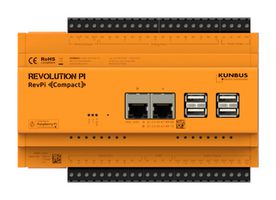 KUNBUS PR100272 可编程逻辑控制器,1GB,10.8 至 28.8V 输入,4 核,ARM Cortex A53,20W,IP20