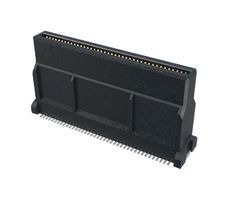 AMPHENOL COMMUNICATIONS SOLUTIONS B4101B7L111280E100 Mezzanine连接器, 插座, 0.8 mm, 2 排, 80 触点, 表面安装直角, 磷青铜
