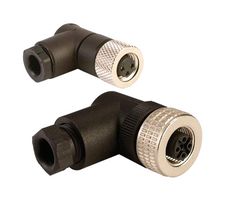 OMEGA M12.5-S-F-FM 传感器连接器, M12, 母, 5路, 焊接插座, 直形线缆安装