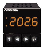 OMEGA DP16PT-330-DC 面板仪表, 多功能, 4位, 10.2 mm, 36 VDC, Platinum DP16PT系列, 2个继电器, USB