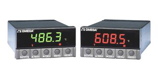 OMEGA DP25B-S-A Panel Meter, Strain Gauge / Process, 4-Digit, 21 mm, 115 VAC, DP25B Series
