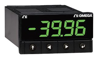 OMEGA DP32PT-330-C24-DC 面板仪表, 多功能, 4位, 10.2 mm, 36 VDC, Platinum DP32PT系列, 2个继电器, USB/串行