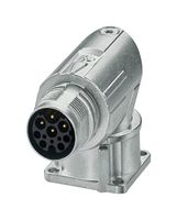 PHOENIX CONTACT 1628503 Circular Connector, M-Series Circular Connector, Right Angle Panel Mount Receptacle, 8 Contacts