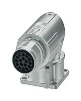 PHOENIX CONTACT 1628523 Circular Connector, M-Series Circular Connector, Right Angle Panel Mount Receptacle, 17 Contacts