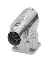 PHOENIX CONTACT 1628526 Circular Connector, M-Series Circular Connector, Right Angle Panel Mount Receptacle, 8 Contacts