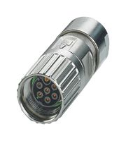 PHOENIX CONTACT 1629030 Circular Connector, M-Series Circular Connector, Cable Mount Plug, 6 Contacts