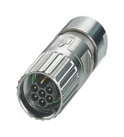 PHOENIX CONTACT 1629033 Circular Connector, M-Series Circular Connector, Cable Mount Plug, 6 Contacts