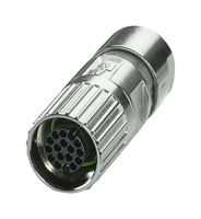 PHOENIX CONTACT 1629052 Circular Connector, M-Series Circular Connector, Cable Mount Plug, 17 Contacts