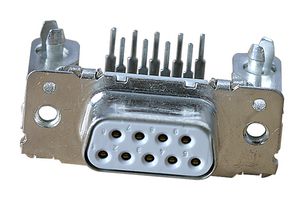 AMP - TE CONNECTIVITY 9-1393480-9 D Sub Connector, Standard, Receptacle, 9 Contacts, DE, Solder