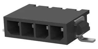 AMP - TE CONNECTIVITY 2029030-4 Pin Header, Wire-to-Board, 3 mm, 1 Rows, 4 Contacts, Surface Mount Right Angle, Micro MATE-N-LOK