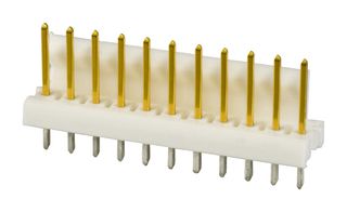 AMP - TE CONNECTIVITY 3-641215-6 引脚针座, 线至板, 2.54 mm, 1 排, 6 触点, 通孔直型, MTA-100