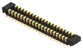 TE CONNECTIVITY 4-2363962-0 Mezzanine Connector, Plug, 0.4 mm, 2 Rows, 40 Contacts, Surface Mount Straight, Copper Alloy