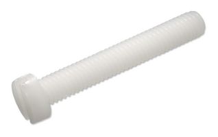 MULTICOMP PRO MP008097 Screw, Cheese Head Slotted, M6, Nylon (Polyamide), 40 mm Length