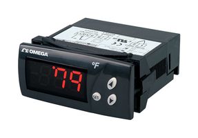 OMEGA DP7001 Panel Meter, 3-Digit, Thermocouple, 110 V, Audible Buzzer
