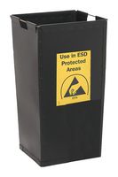 DESCO EUROPE / VERMASON 239215 Waste Bin, Swing Bin, Black, 600 mm, 300 mm