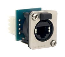 AMPHENOL SINE/TUCHEL RJXS8FD5110 模块连接器, IDC 110打入工具, RJ45 插座, 1 x 1 (端口), 8P8C, Cat5e, IP54, 面板安装