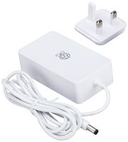 RASPBERRY-PI SC0746 Power Supply, Raspberry Pi Board, 48W, UK, 51mm W x 92mm D x 25.5mm H