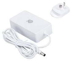 RASPBERRY-PI SC0749 Power Supply, Raspberry Pi Board, 48W, AU, 51mm W x 92mm D x 25.5mm H