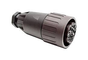 AMPHENOL SINE/TUCHEL C01610D0120042 圆形连接器, 标准圆形连接器, ecomate C16-3 Series, 电缆安装插座, 12 触点, 压接插座-无触芯, 卡口
