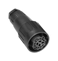 AMPHENOL SINE/TUCHEL C01620D0051032 圆形连接器, 标准圆形连接器, ecomate C16-3 Series, 电缆安装插座, 5 触点, 螺丝口, 卡口