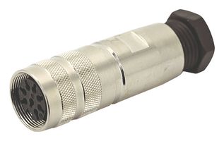 AMPHENOL SINE/TUCHEL C09111D0060012 圆形连接器, 标准圆形连接器, signal mate C091 M16-D Series, 电缆安装插座, 6 触点, 压接插座-无触芯, 螺纹