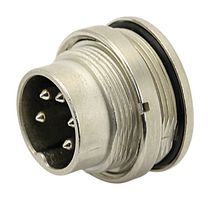 AMPHENOL SINE/TUCHEL C09131C0122002 圆形连接器, 标准圆形连接器, signal mate C091 M16-D Series, 面板安装插座, 12 触点, 焊接引脚, 螺纹