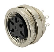 AMPHENOL SINE/TUCHEL C09131N0142002 圆形连接器, 标准圆形连接器, signal mate C091 M16-D Series, 面板安装插座, 14 触点, 焊接插座, 螺纹