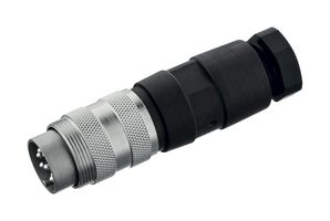 AMPHENOL SINE/TUCHEL T3504552U 圆形连接器, 标准圆形连接器, signal mate C091 M16-A Series, 电缆安装插头, 8 触点, 压接引脚-无触芯, 螺纹