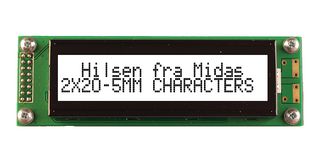 MIDAS DISPLAYS MC22005A6WM-FPTLW-V2
