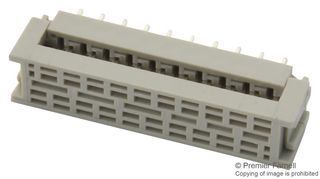AMP - TE CONNECTIVITY 2-216093-0 IDC连接器, 转换, 板载连接器, 2.54 mm, 2排, 20 触点, 电缆安装, 通孔安装