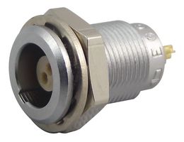 LEMO EGG.00.302.CLL Circular Connector, Standard Circular Connector, 00 Series, Panel Mount Receptacle, 2 Contacts