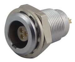 LEMO EGG.00.303.CLL Circular Connector, Standard Circular Connector, 00 Series, Panel Mount Receptacle, 3 Contacts