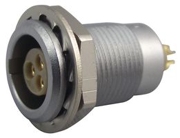 LEMO EGG.0B.303.CLL 圆形连接器, Standard Circular Connector, 0B系列, 面板安装插座, 3 触点, 焊接插座, 推挽