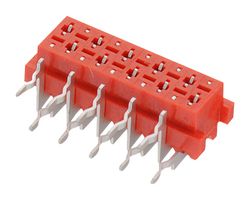WURTH ELEKTRONIK 690368191872 PCB Receptacle, Board-to-Board, 2.54 mm, 2 Rows, 18 Contacts, Through Hole Mount Right Angle