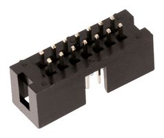WURTH ELEKTRONIK 61206421621 引脚针座, 线至板, 2.54 mm, 2 排, 64 触点, 通孔直型, WR-BHD