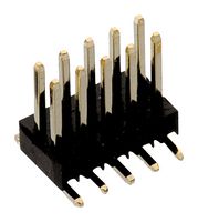 WURTH ELEKTRONIK 62131021021 引脚针座, 板至板, 1.27 mm, 2 排, 10 触点, 表面安装直型, WR-PHD