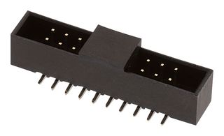 WURTH ELEKTRONIK 62531420621 引脚针座, 线至板, 2 mm, 2 排, 14 触点, 表面安装直型, WR-BHD