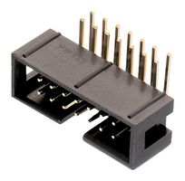 WURTH ELEKTRONIK 612016235221 引脚针座, 线至板, 2.54 mm, 2 排, 16 触点, 通孔直角, WR-BHD