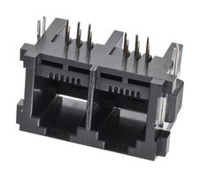 WURTH ELEKTRONIK 615024149421 Modular Connector, Modular Jack, 1 x 3 (Ganged), 6P6C, Through Hole Mount