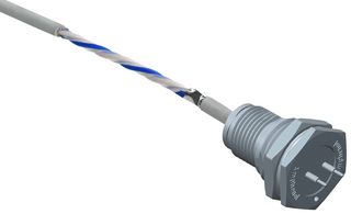 AMPHENOL LTW M12A-02PMMP-SF8001 传感器连接器, M Series, M12, 母, 2路, PCB插座, 直形面板安装
