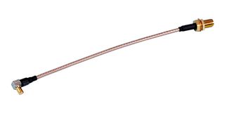 MOLEX 89761-6770 RF / Coaxial Cable Assembly, 6 ", 152.4 mm, RG-316, MCX, MCX Right Angle Plug, 50 ohm