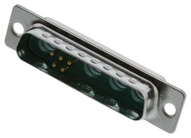 MOLEX / FCT 173107-0061 连接器, 组合式D-SUB, 173107 Series, DB-9W4, 插头, 9 触点, 5信号, 4电源, 焊接杯