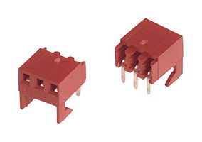 MOLEX 22-15-2036 PCB插座, 板至板, 2.54 mm, 1 排, 3 触点, 母插座, 通孔安装