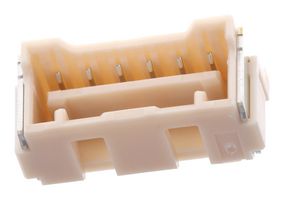 MOLEX 502443-0660 PCB插座, 线至板, 2 mm, 1 排, 6 触点, 母插座, 表面安装