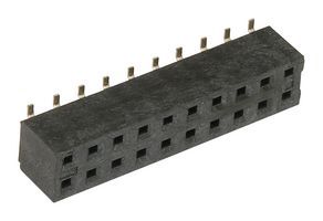 MOLEX 79109-1009 PCB Receptacle, Board-to-Board, 2 mm, 2 Rows, 20 Contacts, Female Receptacle, Surface Mount
