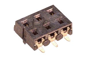 MOLEX 87340-0624 PCB插座, 板至板, 2 mm, 2 排, 6 触点, 母插座, 表面安装